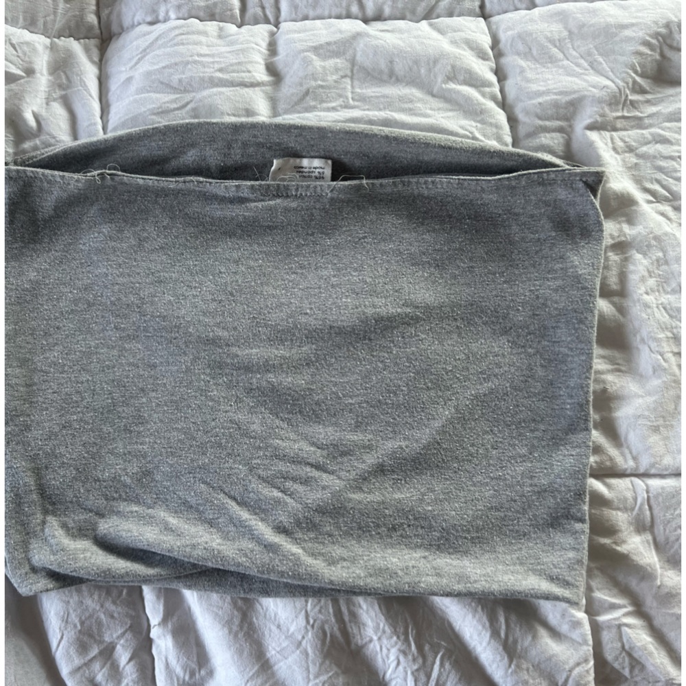 PLAIN GREY TUB TOP | S